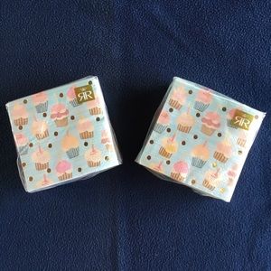 Cupcake party napkins